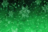 Snowflakes in Green