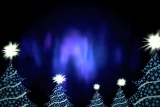 Glowing Christmas Trees