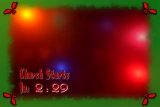 Christmas Lights Blinking Countdown