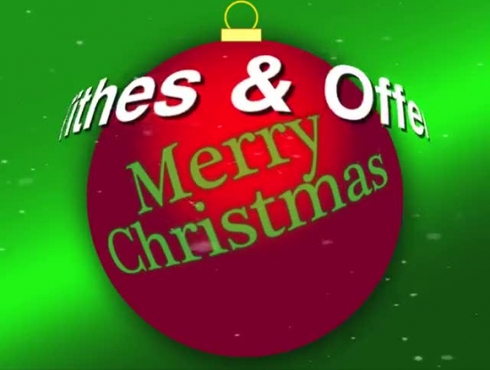 Christmas Ornament Tithes And Offerings David Oden